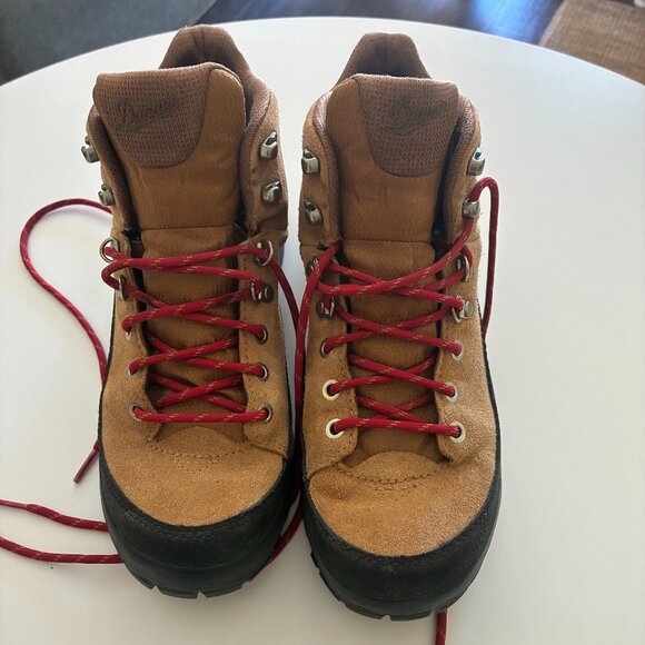 Danner Panorama Mid 6" Brown/Red Hiking Boots Sz 8.5 - Picture 1 of 5